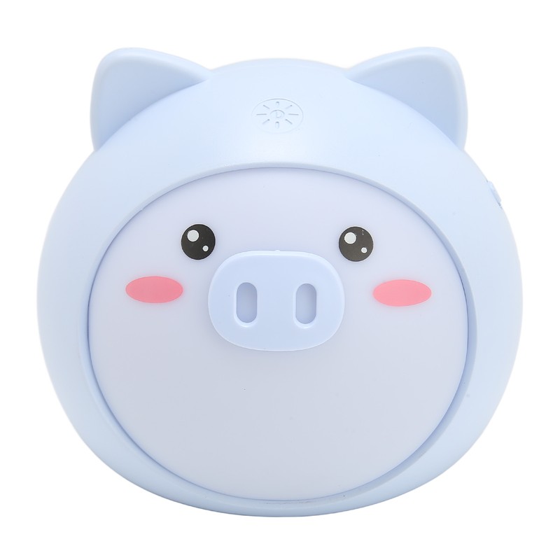 Cute Pig Night Lamp Stepless Dimming 3 Levels Brightness USB
