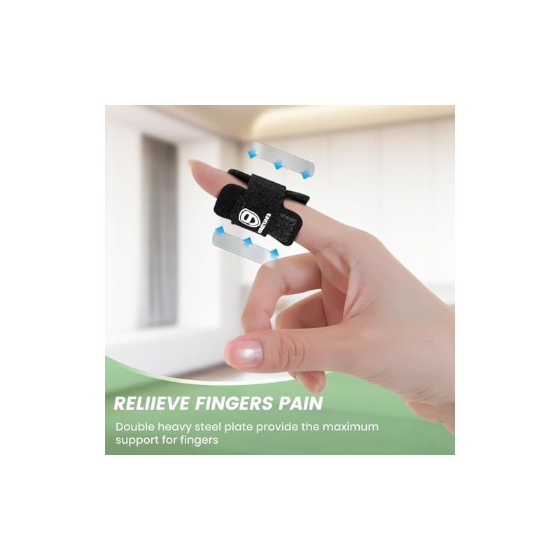 2Pcs Thumb Splint with 2 Metal Bar