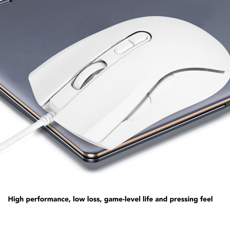 Gaming Mouse Wired Ergonomic USB Optical Computer Mouse with Colorful