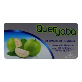 Queryaba Suplemento Alimenticio Tabletas 500 Sabor Guayaba