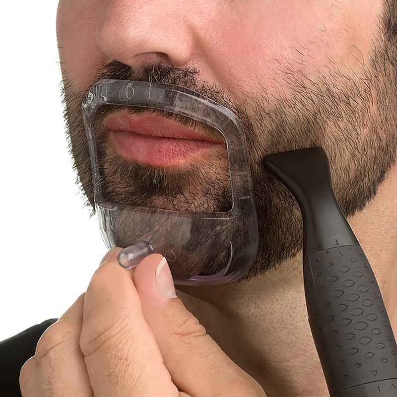 Goatee Shaving Template for Men with 5 Different Sizes, Beard