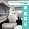 2 Stück Sonnenschutz Auto Baby, Autofenster Sonnenschutz, Universal Auto Elastizitä