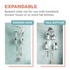 Zenna Home Caddy, Chrome Expandable Over-The-Shower