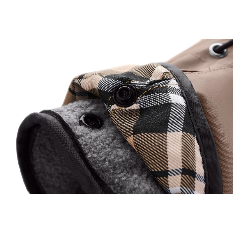 Hunter Uppsala Water Resistant Reflective Dog Coat 30 Taupe