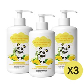 Ipsom [Set of 3] Ipsom Infants, Children and Teenagers Sensitive Skin Shampoo and Shower Gel All-in-One Wash Baby Wash 3 Piece Set / [3개 세트] 입솜 영유아 어린이 청소년 민감성피부 샴푸 앤 샤워젤 올인원워시 베이비워시 3개 세트