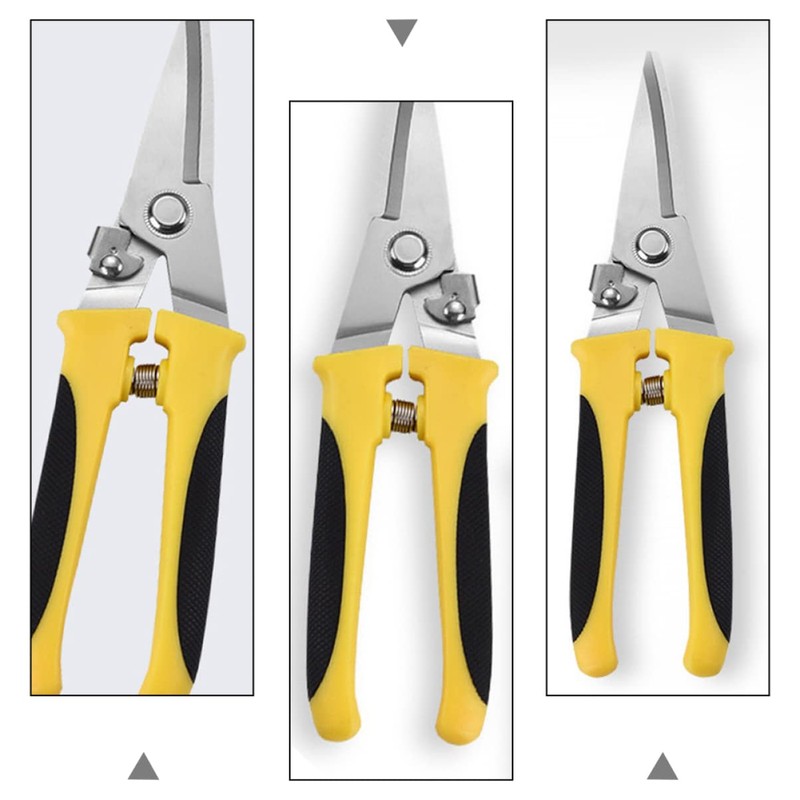 OSALADI 3 Pcs Sheet Industrial Scissors Multipurpose Heavy Duty Metal