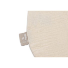 Jollein Musselin Sommerschlafsack Baby - Oatmeal - Newborn - 60 cm - 100% Baumwolle - 0.5 Tog - Schlafsack Baby Sommer - Hellbeige