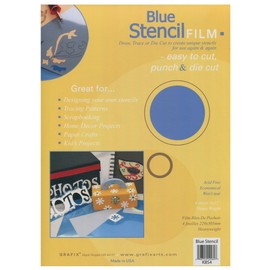 Grafix Stencil Film .007 Trans 9X12 Pkg 4