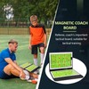 flintronic Football Tactics Board, Football Coaching Board Magnetic, Double Foldable