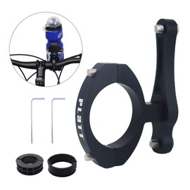 PLATTBK Bottle Holder Adapter Bicycle Universal MTB Replacement Bottle Holder Water Bottle Cage Holder Shelf Rack Aluminium Seat Post Handlebar Mount Black