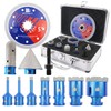 BRSCHNITT Diamond Core Drill Bit Set - Tile Hole Saw