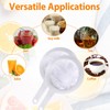 Yuannee Sieve Fine, 2 Pieces 200/400 Mesh Hair Strainer with