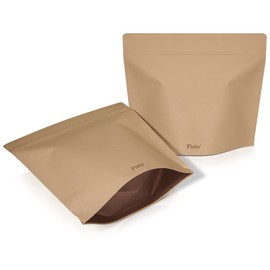 Fluto Strong Odor Resistant Bags, Zippered Sanitary Box, Disposable, Deodorizing Bags, Trash Bags, Medium, Natural, 30 Sheets x 2