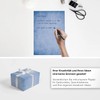 50 Sheets Letter Paper (A4) Vintage Retro Blue Design Paper