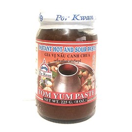 por-kwan tom yum paste (instant hot and soup paste) - 8oz