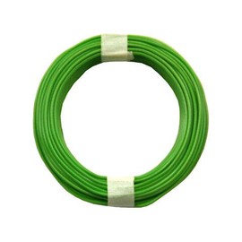 BELI-BECO D105/10 Cable - Copper Wire 1 x 0.2 mm² (1 x 0.50 mm) - 10 m Ring (Green)