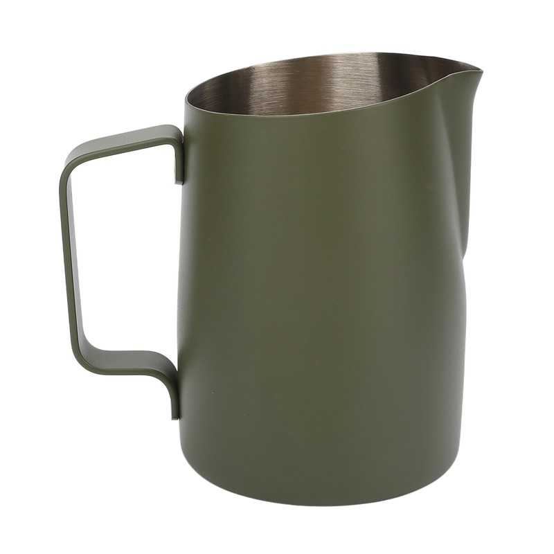 Milk Frothing Pitcher Slanting Mouth Food Grade Stainless Steel Milk