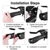 Cycling Lock-On MTB Ergonomic Mountain Bike Rubber Grips Bicycle Handlebar,