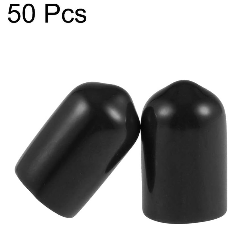 MACHSWON 8mm Rubber End Caps Vinyl Round End Cap Cover