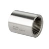 Quickun 304 Stainless Steel Pipe Coupling Fitting, 1" x 1"