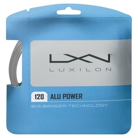 Wilson Alu Power Rough Tennis Racket String 1.2 mm, Silver