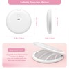 Infinity Mirror 3 Color LED Rechargeable Daily Outdoor Makeup Touch