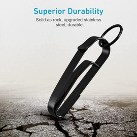 SFYHORK Duty Belt Key Holder, 2PCS Superior Key Ring Holder, Upgraded Quick Release Belt Key Clip with Keyrings for Police, Law Enforcement and Workers