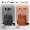 LASTOS Men's Leather Shoulder Bag, Crossbody Shoulder Bag, For Work