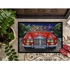 Caroline's Treasures PPP3262MAT Jack Russell Evening Cruise Doormat 18x27 Front