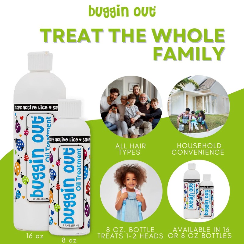 buggin out 100% Dimethicone Oil for Lice Care | Safe