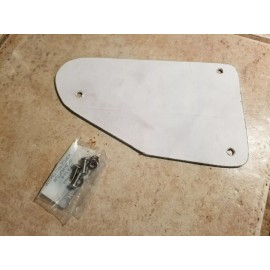 Unbranded Wiper Motor Delete Panel 1970-1972 Chevelle el Camino (Powder coat Flat Black)