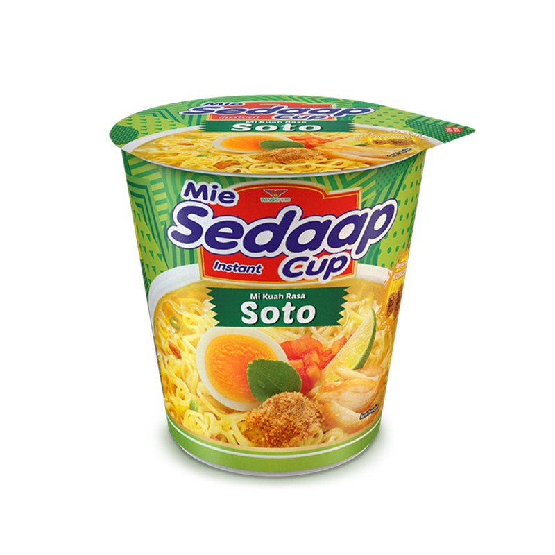Mi Sedaap Cup - Instant Soup in a Cup, Soto