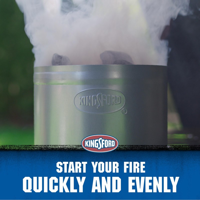 KINGSFORD Heavy Duty Deluxe Charcoal Chimney Starter | BBQ Chimney
