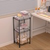 REGILLER 3-Tier Storage Shelves and Racks,Storage Room Shelf,Metal Adjustable Shelving