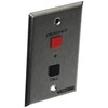 Valcom V-2970 Emergency/Normal Call Switch with Volume Control, Stainless Steel
