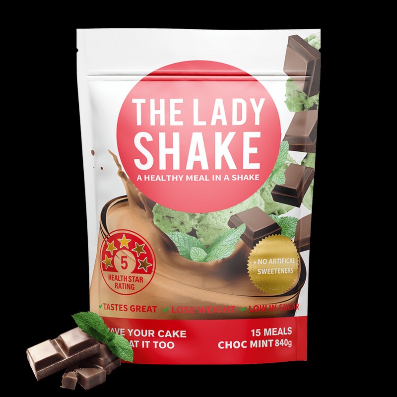 The Lady Shake Meal Replacement Shake 15 Meals 840g, Strawberry