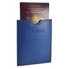 Travel Passport Holder Sleeve Protector Cover Wallet Real Leather RFID
