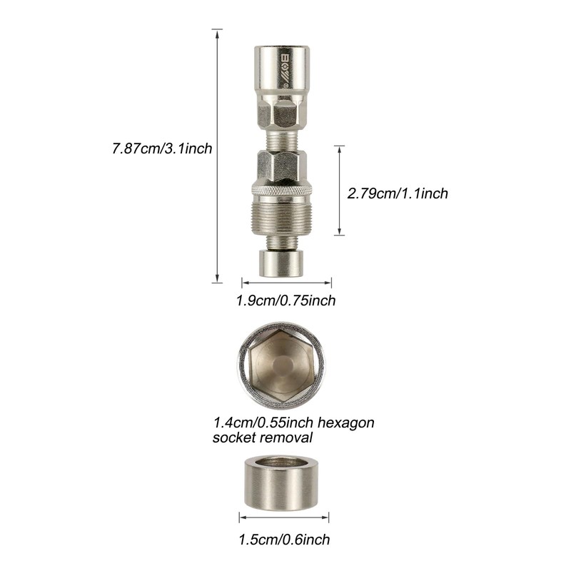 Bicycle Crank Puller for Square Taper Crank Splash Crank Arm