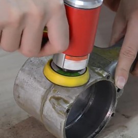 LEONTOOL 2 Inch Mesh Abrasive Mesh Sandpaper Hook and Loop Sanding Discs 150 Grit, Pack of 35 Dust Free Net Sandpaper Abrasives Pads Drywall Sander Sandpaper for Metal, Wood, Composites