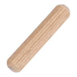Trend Pack of 50 Beech Wood Dowels 6mm Diameter x 30mm Length Grooved for Efficient Bonding of MDF and Chipboard Joints DWL/1/50