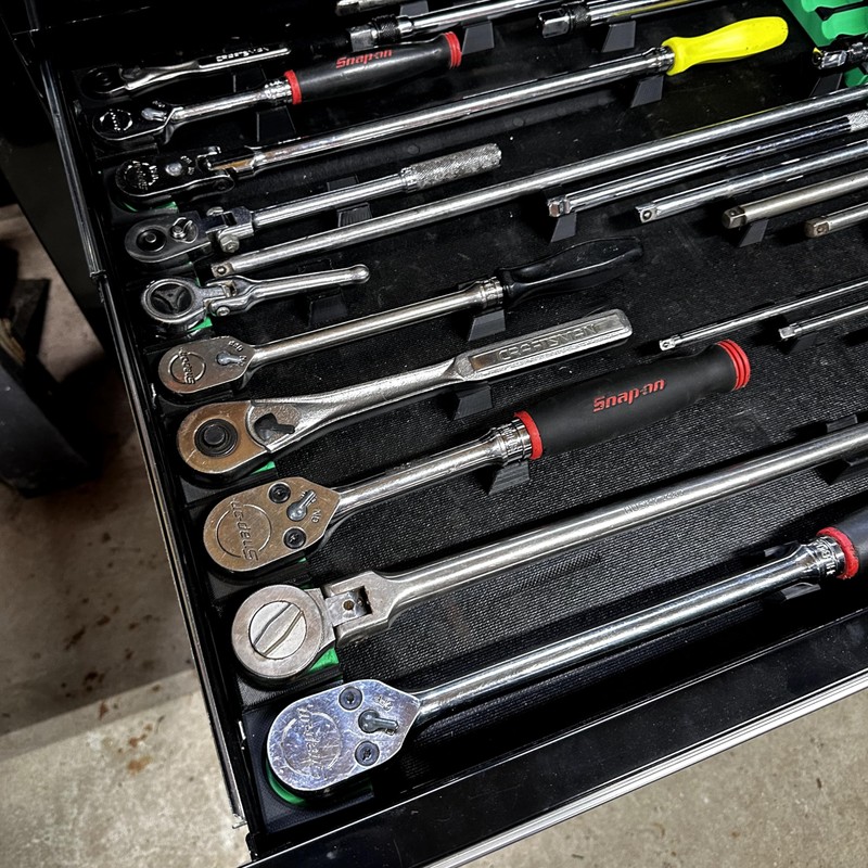 3D Tool Trays MagAttach Ratchet Organizer Kit (3 Piece Set,