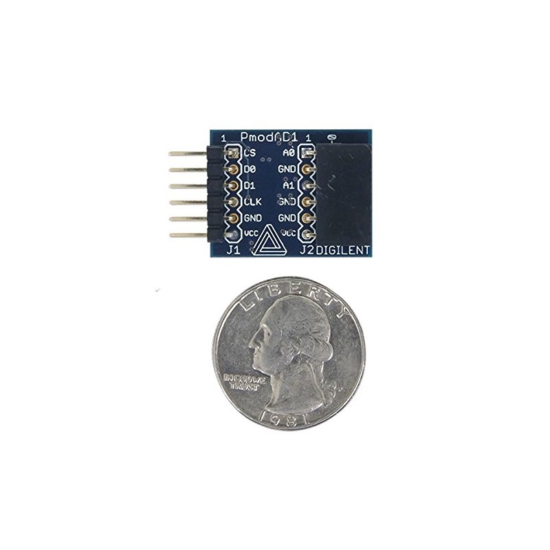 Digilent Pmod AD1: 2-Channel Analog-to-Digital Converter