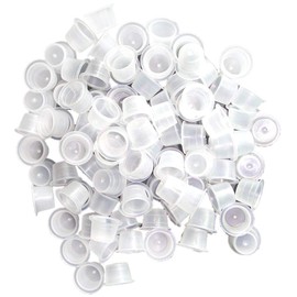 Pigment Cups, 300pcs/bag 13mm Medium Pigment Cups for Tattoo Ink Rings Disposable Microblading Pigment Cups
