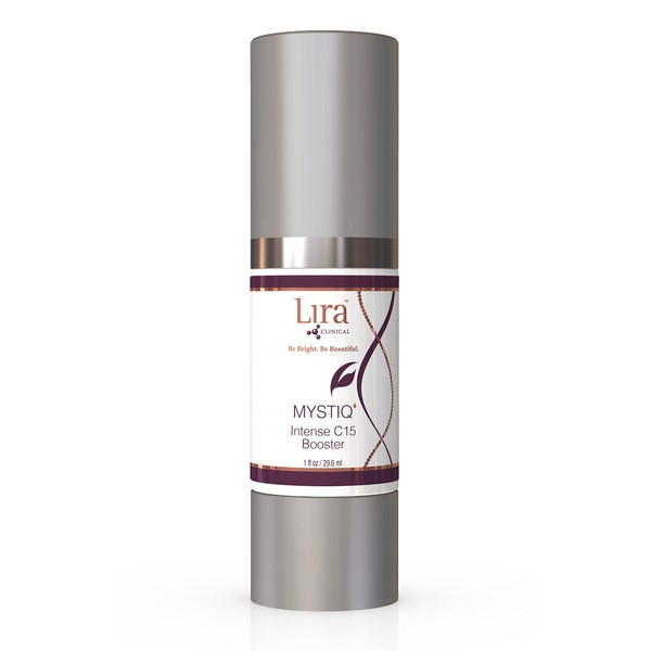 Lira Clinical Intense 15% Vitamin C Serum - Serum for Pore Minimizing & Dark Spots with Plant Stem Cells & Hyaluronic Acid - 1 fl oz