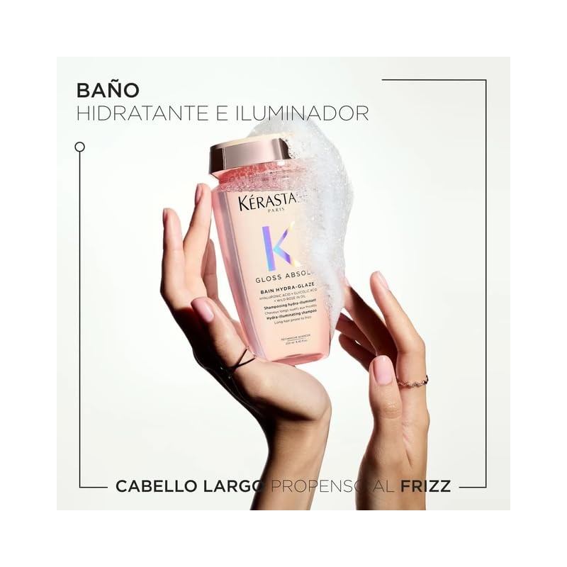 Krastase Kit Gloss Absolu Shampoo y Acondicionador Tratamiento Profesional para