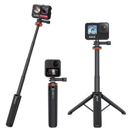 VRIG Extendable Selfie Stick Tripod for Insta360 X3 Accessory for GoPro Max Hero