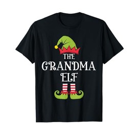 The Grandma Elf Funny Christmas Family Matching T-Shirt