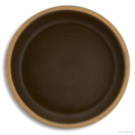 K&K Bunzlau Bird Bath Small / Lower Bowl / Saucer Round 18 x 3.5 cm Matte Green High-Quality Stoneware Ceramic