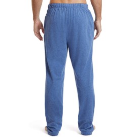 Nautica Men's Soft Knit Sleep Lounge-Pant, Blue Indigo Heather, X-Large