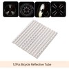 SOPINEKO 72Pcs Spoke Reflectors Wheel Decoration Warning Spoke Skin Covers
